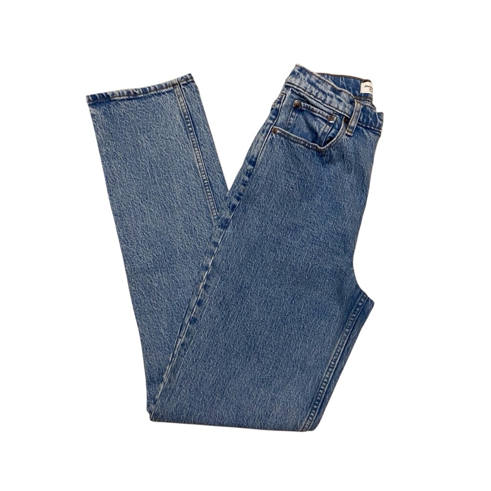 Abercrombie Fitch Jeans The 90s Stright Ultra High Rise Blue Women’s 26 Long - Picture 3 of 14